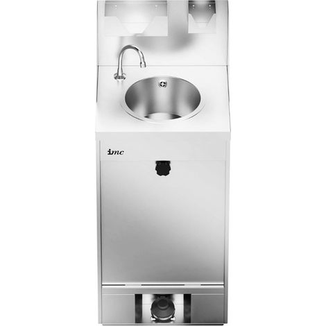 Station de lavage des mains mobile 20L - 520 x 543 x 1220 mm - IMC
