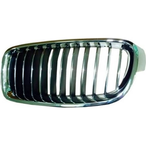 Grille de calandre avant gauche Chromée/chromée/noire Luxury Line BMW Serie 3 F30/F31 2012-2018