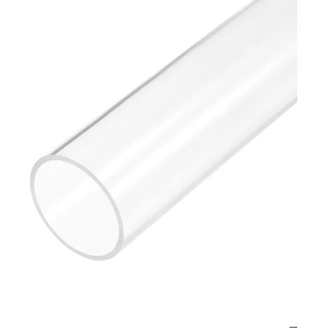 Tube Tuyau Transparent Tuyau Acrylique Rigide 46mm ID x 50mm OD x 305mm 2mm Mur Rond Tube Tuyaux (1/5)