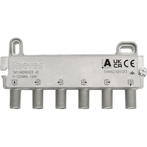 Unex Abzweiger 4f. 5-1218 MHz AD: 12 dB AZ412FZ