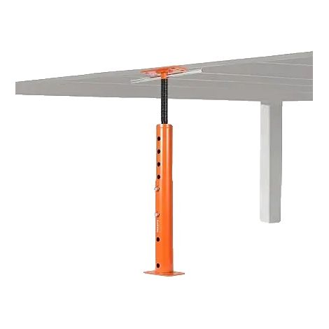 Gato hidráulico para uso doméstico, capacidad de carga de 7,2 toneladas, altura ajustable de 48 a 91 cm, construcción de acero reforzado, sistema de bloqueo con tornillo y pasador, placa superior anti (1/5)