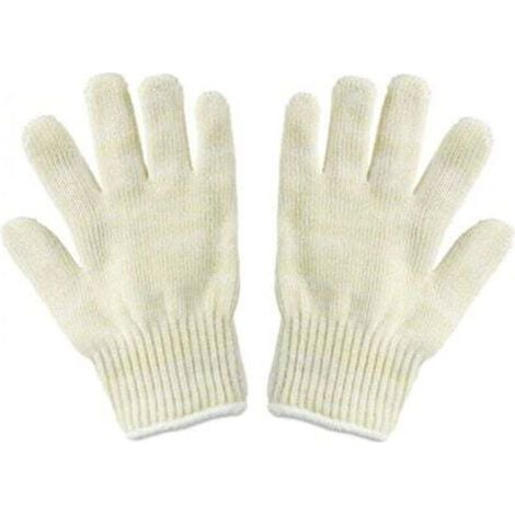 Heat-resistant gloves, oven mitts, suitable for use with fireplaces and stoves, heat resistant up to 100°C, one size fits all
