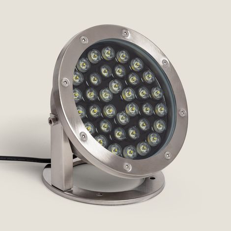 Faretto LED da Superficie 12V 36W Sommergibile IP68  4000K Bianco Naturale
