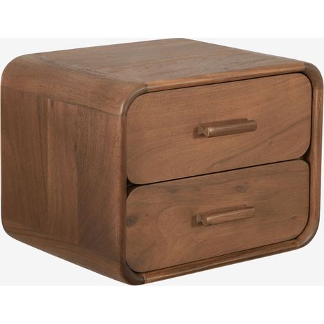Comodino sospeso 40x30 cm in legno Aylin SKLUM            