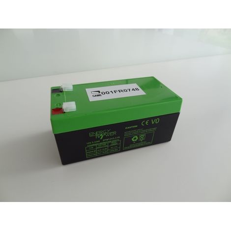 Batterie 12V 3,3Ah pour LBF40 CAME 001FR0748