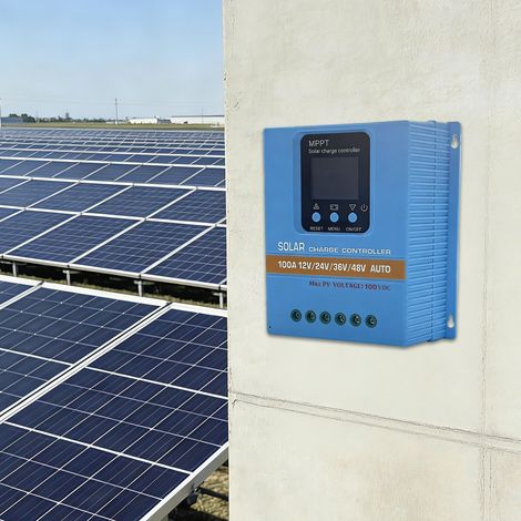 MPPT Solar Laderegler 60A, 12/24/36/48V, Wandmontage, Blei-Säure/Lithium, 100V PV Max (1/5)