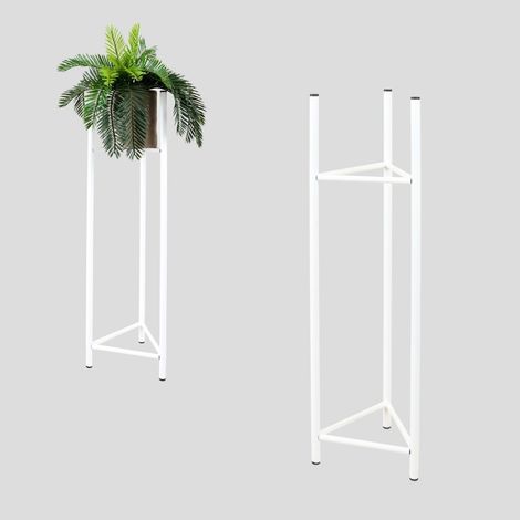 Soporte para maceta de metal blanco Loft Sens M MAX. Maceta de 26 cm. (1/5)