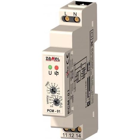 Zamel PCM-01 relé temporizador ajustable 230V 16A
