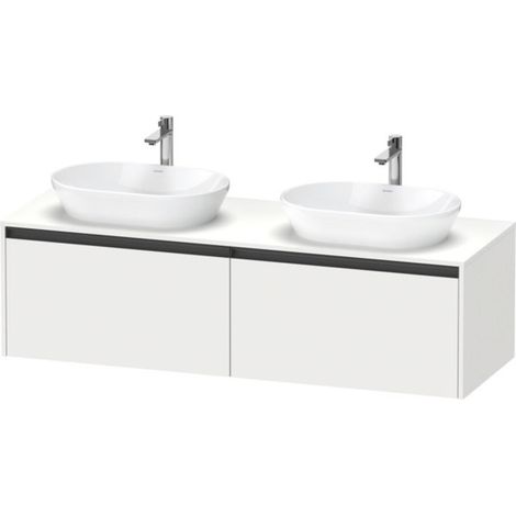 Sous-vasque Ketho.2 1600x459x550mm, blanc mat, double face (1/2)