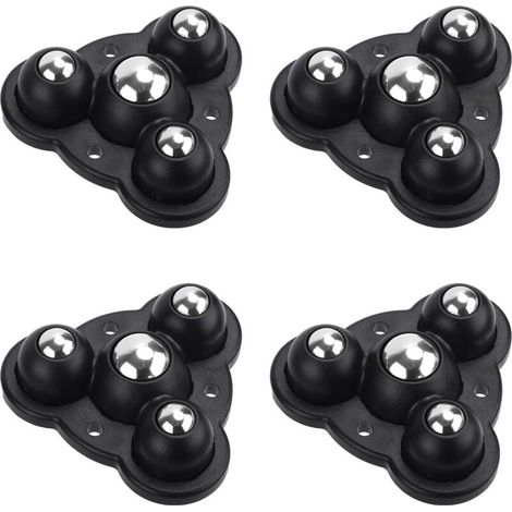4pcs roulettes Auto-Adhésives, Petites roulettes pour Meubles Faciles à Déplacer pour Appareils Électroménagers roulettes pour Appareils Électroménagers de Cuisine (Triangle) (1/4)