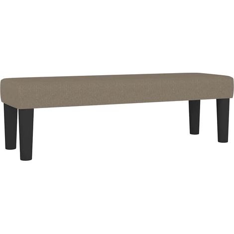 Banc d'entrée - Banc intérieur Taupe 100 x 30 x 30 cm tissu fr9447 - Maison La Vie (1/5)