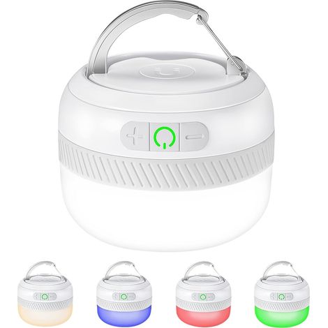 Lampe de camping rechargeable cinq mille deux cents milliampères heures quinze modes d éclairage avec batterie étanche IPX4 (1/5)