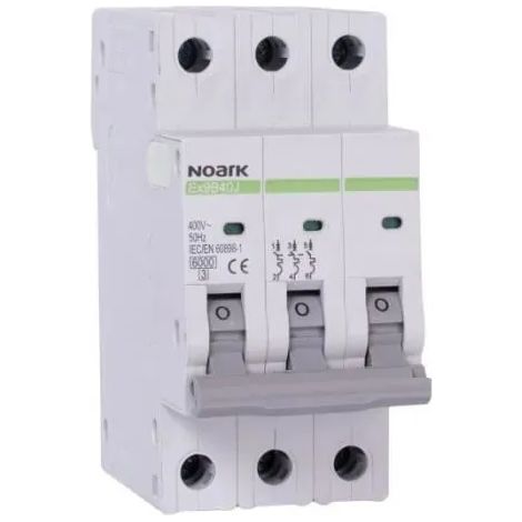 Interruttore di sovracorrente noark ex9b40j 3p 10 A 400 V