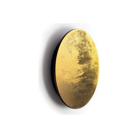 Applique murale ronde bois LED 10W laiton Nowodvorski