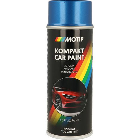PEINTURE ACRYLIQUE KOMPAKT 53927 BLEU METALLISE 400ML MOTIP