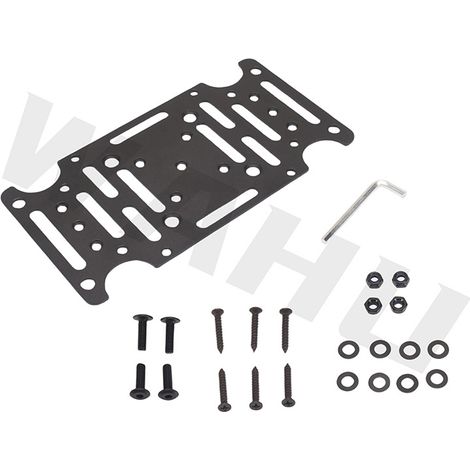 Support de montage de boîte aux lettres - compatible montage sur poteau (1/4)