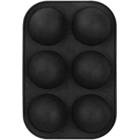 Demi-sphère, moule à pâtisserie maison pour la confection de gelées, dôme, facile à démouler-Black (1/5)
