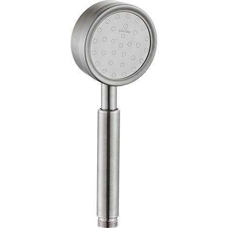Pommeau de douche à pression épais 304, pour salle de bain, compatible avec chauffe-eau, argenté, haute pression, économie d'eau, facile à nettoyer (1/5)