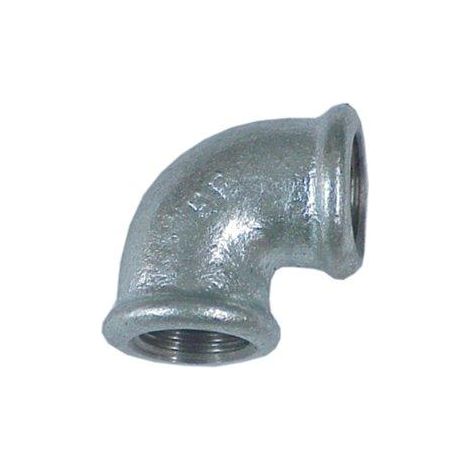 GOMITO FF GHISA ZINCATA 90 GEBO - 1/2F- 20 pezzi