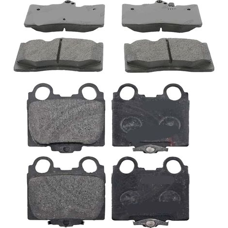 KIT PASTIGLIE FRENO ANTERIORI E POSTERIORI compatibile con LEXUS LC (Z10) / PASTIGLIE FRENANTI AUTO OEM 35213,35214 / SOSTITUZIONE DIRETTA / BASSA POLVERE / SILENZIOSO (1/4)