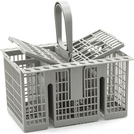Universal Grand espace Panier à couverts pour lave-vaisselle Hotpoint 99673-8729, C00257140, C00386607 Gris, pièces détachées pour lave-vaisselle panier à couverts panier à couverts lave-vaisselle (1/4)