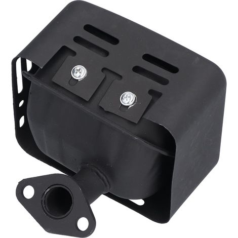 Silencieux de Générateur D'échappement pour Moteur GX120 GX140 GX160 GX200 et 168F, Adapté pour Pompe à Eau de Générateur de Moteur à Essence 2 "3" 4"(le noir) (1/5)