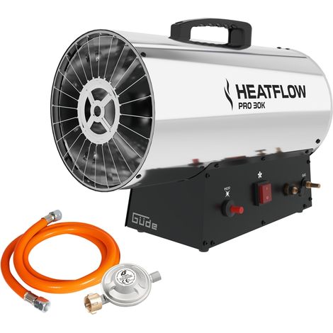 Güde Gasheizgebläse Heatflow Pro 30k INOX Heißluftgebläse 30000 W Heizleistung (1/5)