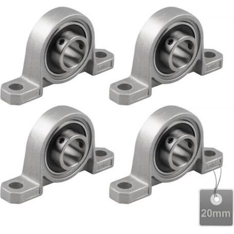 Pr – Set of 4 20mm ball bearings – Zinc alloy – Low friction – For mechanical machines and equipment (1/5)