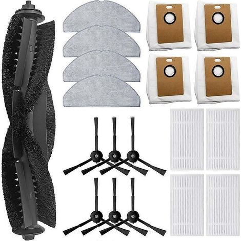 19 pièces pour aspirateur Tapo RV30 Max / RV30 Max Plus / RV20 Max / RV20 Max Plus : brosse principale, filtres, lingette de nettoyage et sacs à poussière (1/5)