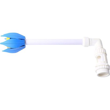 Die blütenförmige Wasserfalldüse für Poolbrunnen passt auf 15-Zoll-Gewinde-Rücklaufanschlüsse und Spa-Zubehör. (1/5)