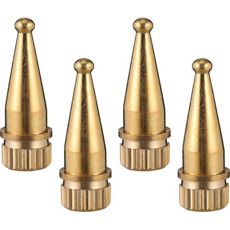 Supports Haut-Parleur cuivre Or 4 pièces, Pieds amortisseurs pour Instruments et Enceintes, Protection Efficace des sols avec Montage Facile (1/5)