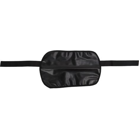 Hüftstreckgürtel aus PU-Leder mit Klettverschluss, tragbares Band für Gesäßmuskulatur und Gesäßbrücke, Fitnessstudio, schwarz (1/5)
