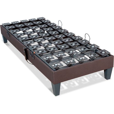 BELLECOUR LITERIE  Sommier électrique MONDOR 90x200 cm  Plots (1/5)