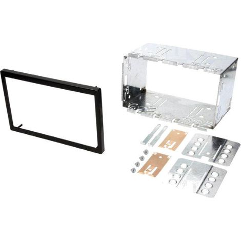 Kit Facade Autoradio UNI01 compatible avec Citroen Mercedes Peugeot Renault Seat Skoda Suzuki VW Volvo 185x115x103mm