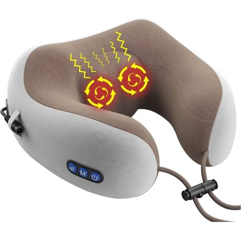 Trade Shop - Masajeador Eléctrico Masaje Cervical Hombro Músculo Relaje Masaje Cojín - (1/5)