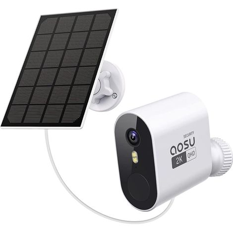 2K QHD Camera Surveillance WiFi Exterieure sans Fil, pour Base, Nécessaire pour l'utilisation avec Base, ne Peut Pas être utilisé Seul, Un Base connecté à Un Maximum de 4 caméras (1/5)