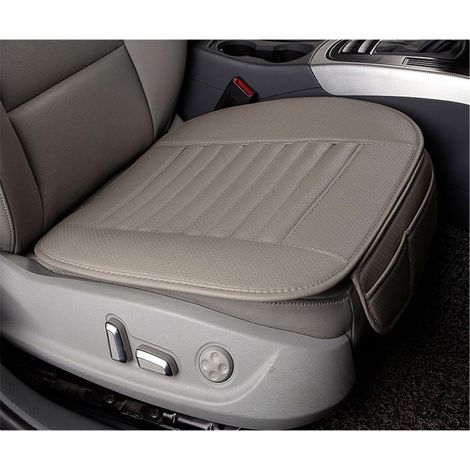 Coussin Siège Voiture - Charbon De Bambou - Universel - Transpirant Et Confortable - Pour Siège Auto Ou Bureau - 1 Pièce