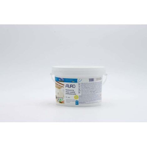 Peinture à la chaux professionnelle Auro n°344 1L intérieur extérieur prêt à l'emploi (1/3)