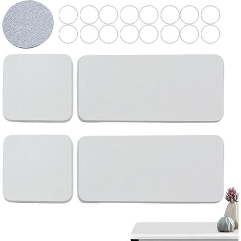 Plateau Séchant En Pierre Naturelle Plateau Évier en Pierre Diatomée Porte-Savon Décoratif – Accessoires Salle De Bain Anti-Humidité Pour Cuisine Et Plan De Travail (1/5)