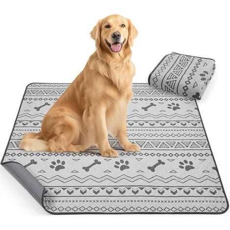 Tapis Pour Chiots - 45 x 60 cm - Imperméables Et Lavables - Anti-dérapant - Pour Chiots En Apprentissage Ou Animaux Incontinents - Lot De 2 (1/5)