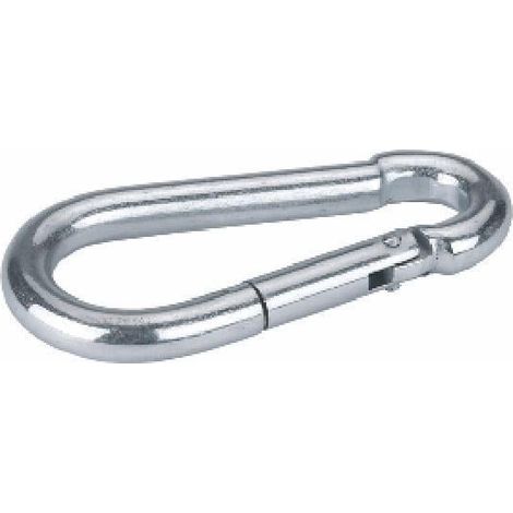Kerbl Karabinerhaken 8 mm 6 Stück, verzinkt Keine Angabe