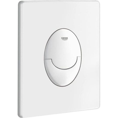 SABIR Panneau de commande GROHE Skate Air– Bouton de commande, Blanc alpin 38505SH0 (1/3)