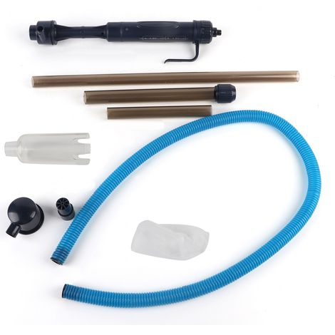 Nettoyeur de Gravier Électrique pour Aquarium avec Pompe à Eau et Extracteur de Boue (1/5)