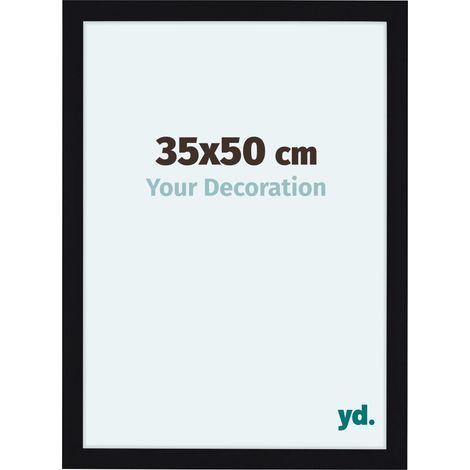 yd. - Cadre photo 35x50 - Noir Brillant - MDF - Como (1/5)