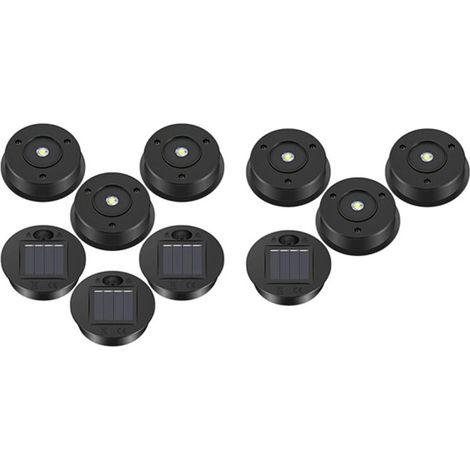10 pièces de rechange pour lampes solaires, lanterne solaire LED, panneau de protection extérieur suspendu-AquaForge (1/4)
