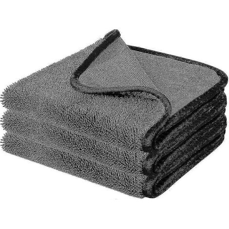 Serviettes de bain extra-larges 40x60cm, lot de 3, serviettes hygiéniques à séchage rapide pour salle de bain et cabine de douche. (1/4)