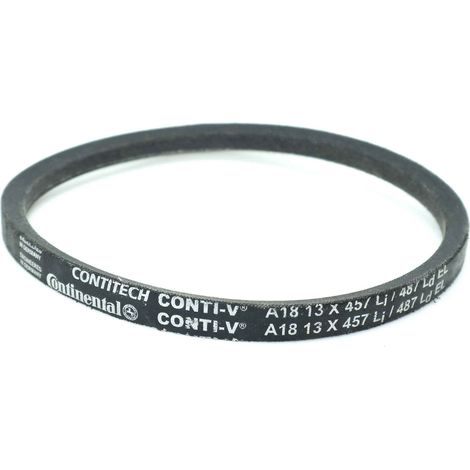 Courroie trapézoidale lisse Contitech Conti V A18 13 x 457 Li / 487 Ld