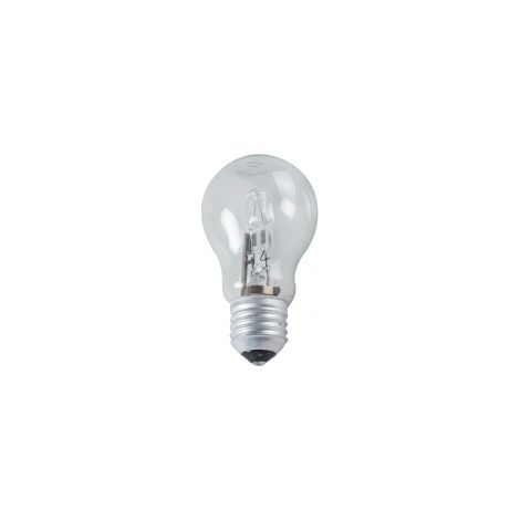 Ampollas halógenas forma estándar designación 2 ampollas potencia 28W lumen 370 casquillo A rosca E27