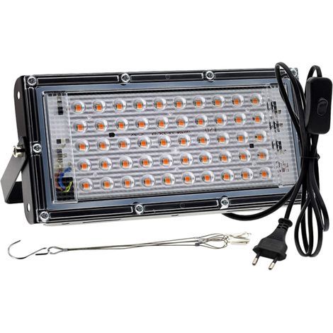 100-W-LED-Pflanzenlampe – Volles UV/IR-Spektrum für optimales Wachstum – Professionelle Innenbeleuchtung (1/5)