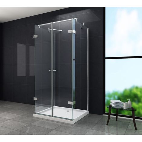 U-Duschkabine AVILO 90 x 75 x 195 cm (1/4)